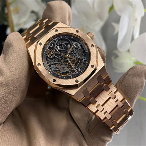 audemars piguet royal oak skeleton 39mm rose gold|ap rose gold watch price.